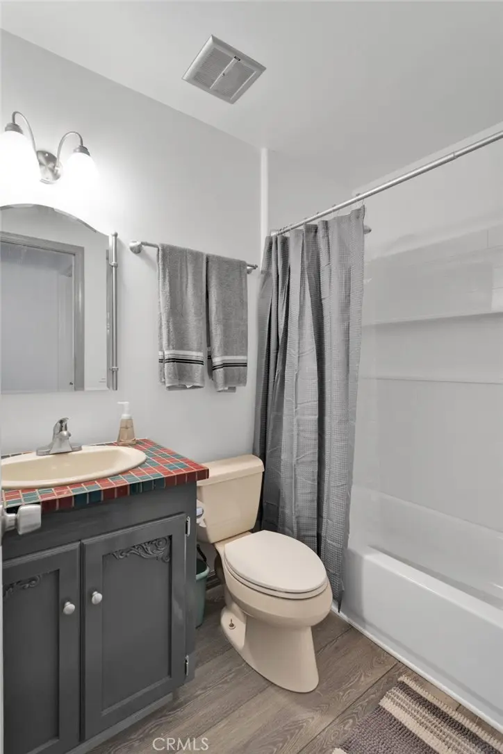 Backyard pergola and covered patio at golden hour